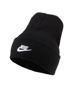 Nike Beanie Utility Futura– Stretchy Blend, Recycled Polyester and Cotton for a Soft, Smooth Feel, Embroidered Graphic