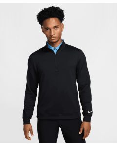 Nike Tour Half-Zip Top - Breathable Stretch Training Layer for Men, Swoosh Logo on the Back Neck, Ribbed Cuffs, Moisture Wicking