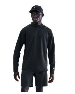 Nike Velocity Hoodie - Adjustable Hood and Front Kangaroo Pocket, Brushed Thermal Knit Fabric, Embroidered Swoosh Logo