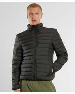 New Morning Studios Light Puffer Jacket – Stand Collar, Zip Closure, Regular Fit, Recycled Polyester Winter Jacket, Full Zip