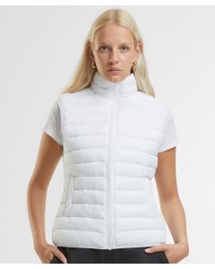 New Morning Studios Women’s Light Puffer Vest - Sleeveless, Quilted Gilet with Stand Collar, Regular Fit, Zip Front