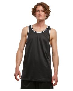 New Morning Studios Mesh Tank Top - Breathable Gym Vest, Recycled Polyester, Close Fit, Training Sleeveless Top