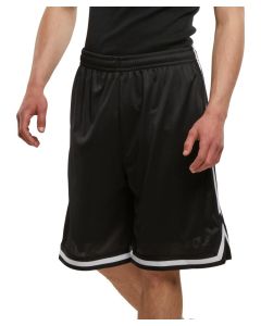 New Morning Studios Mesh Shorts - Men’s Breathable Gym Sports Shorts, Elastic Waist, Knee Length, Loose Fit