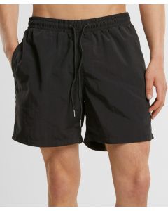New Morning Studios Basic Swim Shorts – Regular Fit, Mid-Rise, Drawstring, Thigh-Length, Recycled Polyester Swimwear