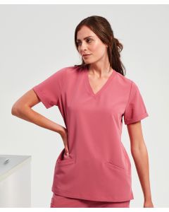Onna by Premier Women’s Invincible Onna-Stretch Tunic –Crease-Resistant Tunic with Four-Way Stretch, V-neck, Turn-up Sleeves