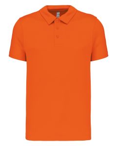 Kariban Proact Men's Short-Sleeved Polo Shirt – Quick-drying fabric, 3-button placket, Twin-Needle Finishing At The Cuffs and Hem