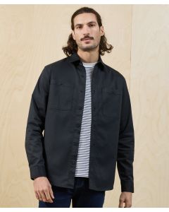 Premier Utility 2.0 Service Shirt - Unisex Hospitality Overshirt Button Through Pocket Shirt, Curved Hem