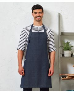 Premier ‘Regenerate’ Bib Apron – Sustainable Denim Wear W/ Side Pockets