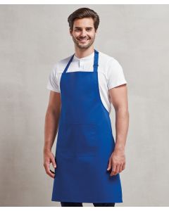 Premier Bib Apron with Pocket – Colours Collection, Neckband with Sliding Adjustable Buckle, Centre & Pen Pockets