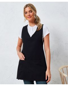 Premier Women’s Wrap Around Tunic – Side Vents, Front Pockets, Self Fabric Ties