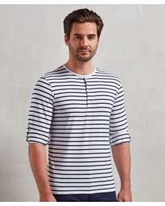 Premier Long John Roll Sleeve Tee – Men’s Stretch Workwear Top, Versatile Roll-Up Sleeves