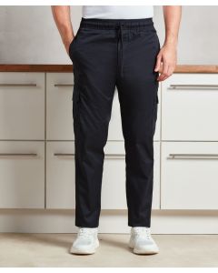 Premier Chef’s Essential Cargo Pocket Trousers – Durable, Elasticated Pants