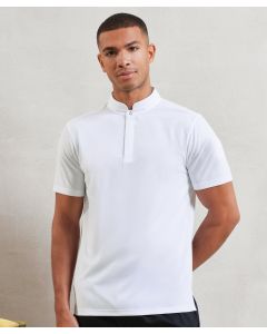 Premier Coolchecker® Short Sleeve Chef’s Shirt – Mandarin Collar, Pen Pocket