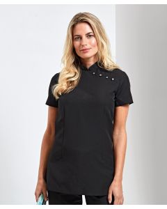 Premier Mika Beauty and Spa Tunic – Lightweight, Asymmetric Button Detail
