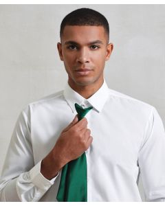 Premier Colours' Satin Clip Tie – Clip-On Design, Adjustable, Smooth Plain Finish, Multipurpose