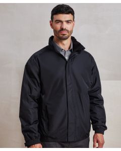 Premier Selsey Hydrochecker Men’s Jacket – Drawcord Hood, Zipper, Microfleece