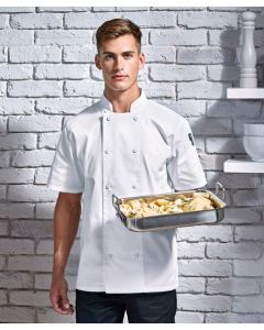 Chefs coolchecker short sleeve jacket