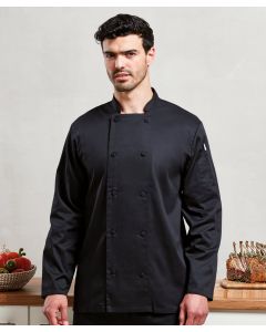 Premier Chef’s Coolchecker® Long Sleeve Jacket – Unisex, Moisture-Wicking, Lightweight