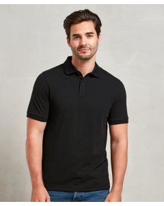 Premier Essential Short Sleeve Polo T-Shirt – Unisex Workwear, Heavyweight, Antimicrobial