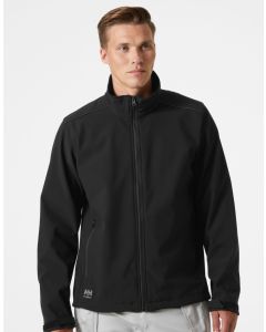 Helly Hansen Manchester 2.0 Softshell Jacket – Durable Weather-Ready Protection, YKK Front Zipper, Brushed Interior