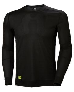 Helly Hansen LIFA Crew Neck Baselayer – Breathable, Moisture-Wicking Thermal Top, Long Sleeves, Flatlock Seams