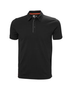 Helly Hansen Evo Polo – A Refined Performance Polo Designed for Work, Sport and Travel, Button Placket, Side Slit Construction