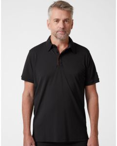 Helly Hansen Kensington Tech Polo – Performance Polyamide Shirt, Buttoned Front Placket, Slit Split Hem for Mobility, Spare Button