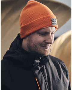 Helly Hansen Kensington Beanie – Knitted Acrylic Winter Hat with HH Workwear Logo, Turn Up Cuff, Knitted Beanie, Recycled