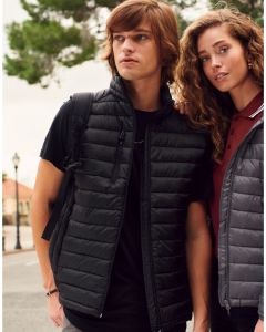 Clique Hudson Vest – Stylish, Insulated Gilet with Three Zip Pockets & EarLoop, Polyester Padding, Two Interior Pockets