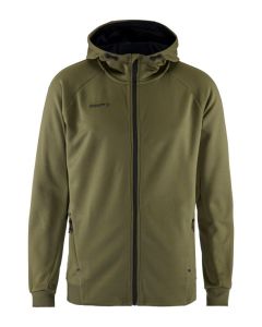Craft Sportswear Men's ADV Unify Full-Zip Hood Jacket - Versatile Performance and Modern Outdoor Use, Adjustable Hood