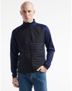 Craft Men's ADV Unify Hybrid Jacket – Wind-Resistant Technical Recycled Outerwear, Ergonomic, Elastic Fit, Two Side Pockets