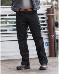 Jobman Workwear Service Trousers – Durable Work Trousers, Spacious Front Pockets, Leg Pocket with Extra Compartment, Velcro Closure 