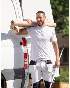 Jobman Workwear Men’s T-Shirt- Offering Quality Fabric, Strength and Clean Styling, Short Sleeves, Crew Neck, Reinforced Shoulder