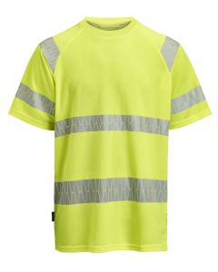 Jobman Workwear Jobman Hi-Vis T-Shirt – Heat Pressed Reflective Stips, Optimal Visibility, Moisture Wicking