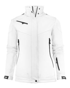 Printer Essentials Ladies Overlanding Jacket - Stylish Soft‑Shell Outerwear with Subtle Utility, Zipper Cover, Adjustable Velcro