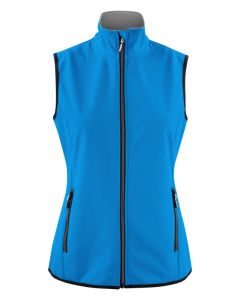 Printer Essentials Ladies Trial Vest - Functional Softshell Vest, Elastic Tape, Zipper Pockets, Matching Zip Pullers, Moisture Vapour