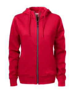 Printer Essentials Ladies Overhead Full Zip Hoody – Standard Fit, Drawstring Hood, Long Sleeves with Rib Cuffs, Hand Pockets