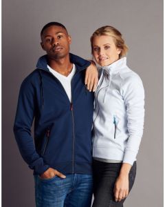 Printer Essentials Jog RSX Full Zip Sweatshirt – Raglan Sleeves, Attached Hood with Drawstring, Zip Pockets, Hidden Collar Zipper