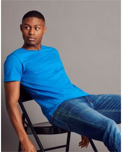 Printer Essentials Heavy V-Neck T-Shirt for Men – Regular Fit, Reinforced Shoulders, Short Sleeves, Pull-On Style