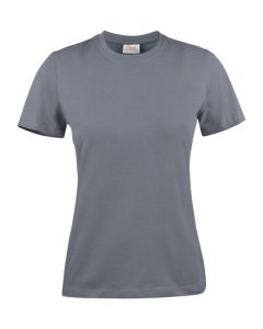 Printer Essentials Ladies Heavier Pro T-Shirt – Standard Fit, Ribbed-Crew Neck, Pull-On, Short Sleeves, Reinforced Seams