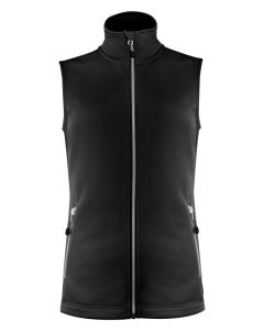 Printer Red Ladies Powerslide Vest – Front Pockets, Decorative Flatlock Seams, Sleeveless Design, Contrasting Design, Stretch Fabric