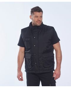 Portwest Classic Bodywarmer - Durable Workwear Gilet Vest, Hand Warmer Pockets, Patch Pocket, Quilted Lining