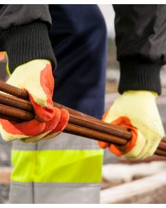 Portwest Classic Grip Latex Glove - Secure Handling Work Glove, Chemical Resistance, Elasticity, Flexible Structure