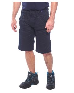 Portwest Action Shorts - Regular Fit Workwear Polycotton Durable Design, Multiple Pockets, Regular Fit, Adaptable Garment