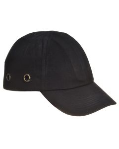 Portwest PW59 Bump Cap PW220 - Safety Head Protection, Hook and Loop Fastening Back Adjuster, Soft Padded Crown