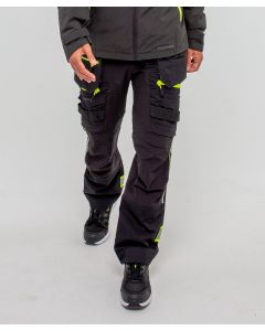 Portwest DX440 Detachable Holster Pocket Trouser - Slim Fit Workwear, Multiple Side Zip Compartments for Secure Storage