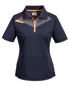 Portwest Women’s DX4 Polo Shirt - Unique Anti-Bacterial Silver Ion Treatment, Wicking, Cooling and Drying Capabilities