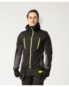 Portwest EV4 Insulated Hybrid Jacket - Zipped Chest Pockets, Side Zip Pockets, Pre-Bent Sleeves, Hood for Added Protection