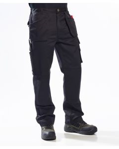 Portwest Slate Holster Trousers Regular Fit - Extra Strength and Abrasion Resistance, Knee Pad Pockets, Hammer Loop