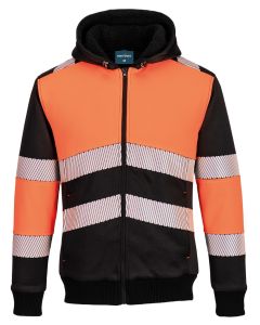 Portwest PW3 Hi-vis Class 1 Winter Hoodie – Insulated, Functional & Durable Design, Two Pockets for Secure Storage